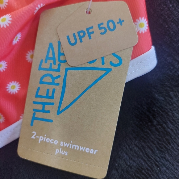 Nwt Thereabouts 2-piece swimsuit medium plus 10.5/12.5 - Picture 5 of 10